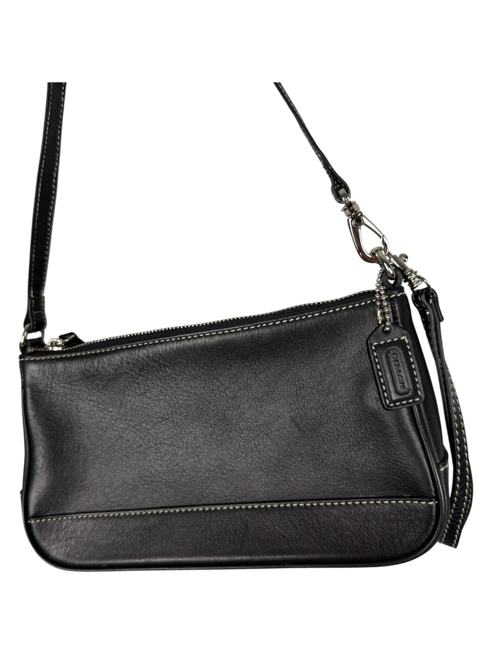 Coach 2001 Y2K Vintage Demi Hampton Leather Bag - Picture 4 of 6